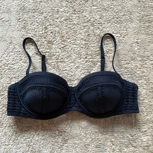 Triangl Navy Blue Swimwear Bikini Bra Size Medium